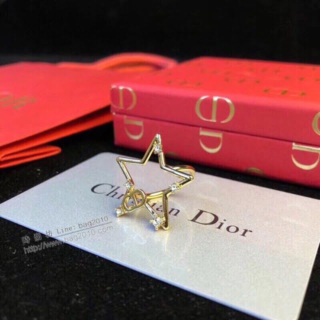 Dior飾品 迪奧經典熱銷款戒指 純手工打磨女戒指  zgd1092
